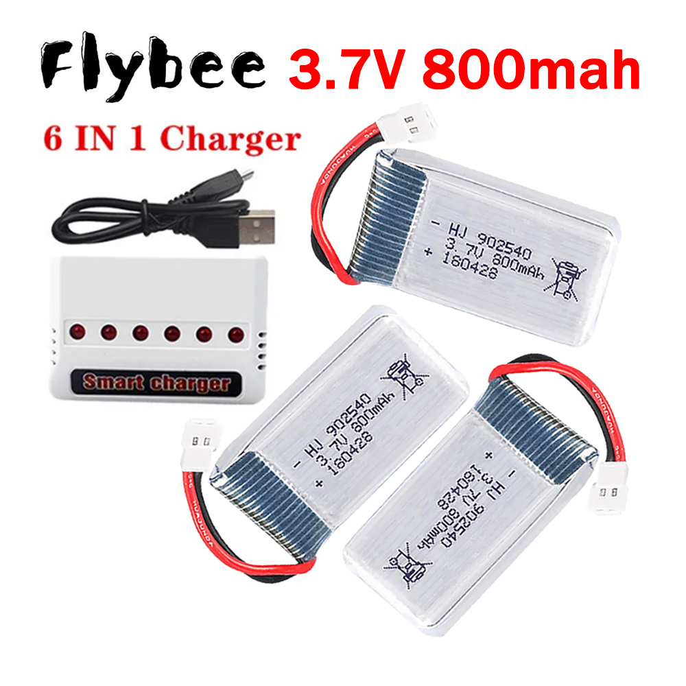 Drone Battery Charger - Batteria Lipo MEW 800mAh 3.7V +