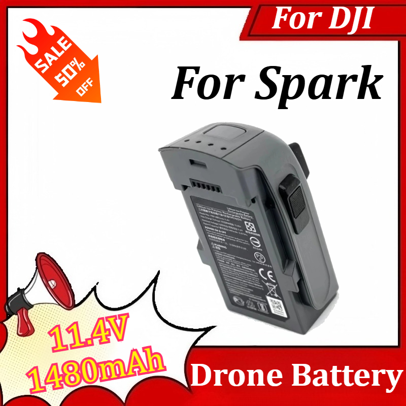Drone Battery Li-Ion - Batteria da 1480mAh 11.4V per Drone