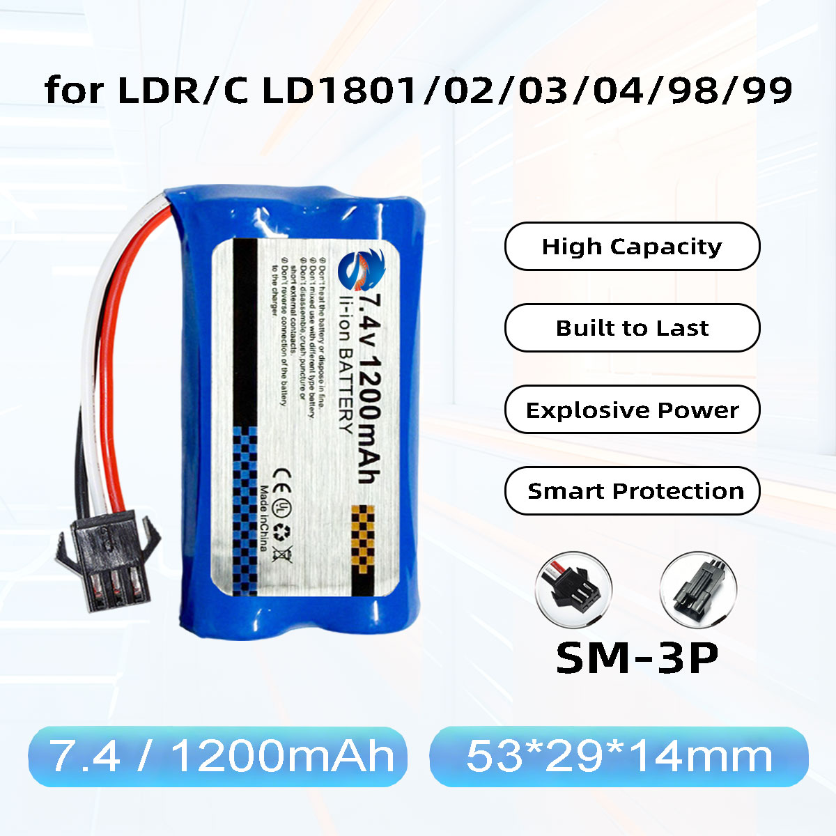 Drone Battery Li-Ion - Batteria Li-Ion Skymaker 2S 7.4V 1200mAh