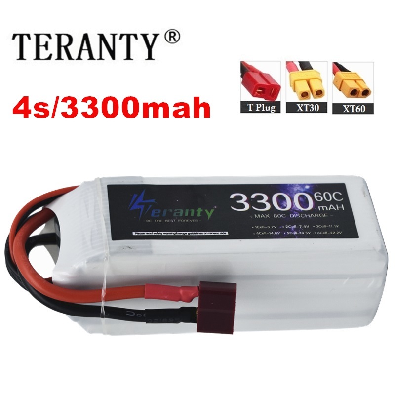 Drone Battery 4S - Batteria ricaricabile LiPo 4S 3300mAh 60C