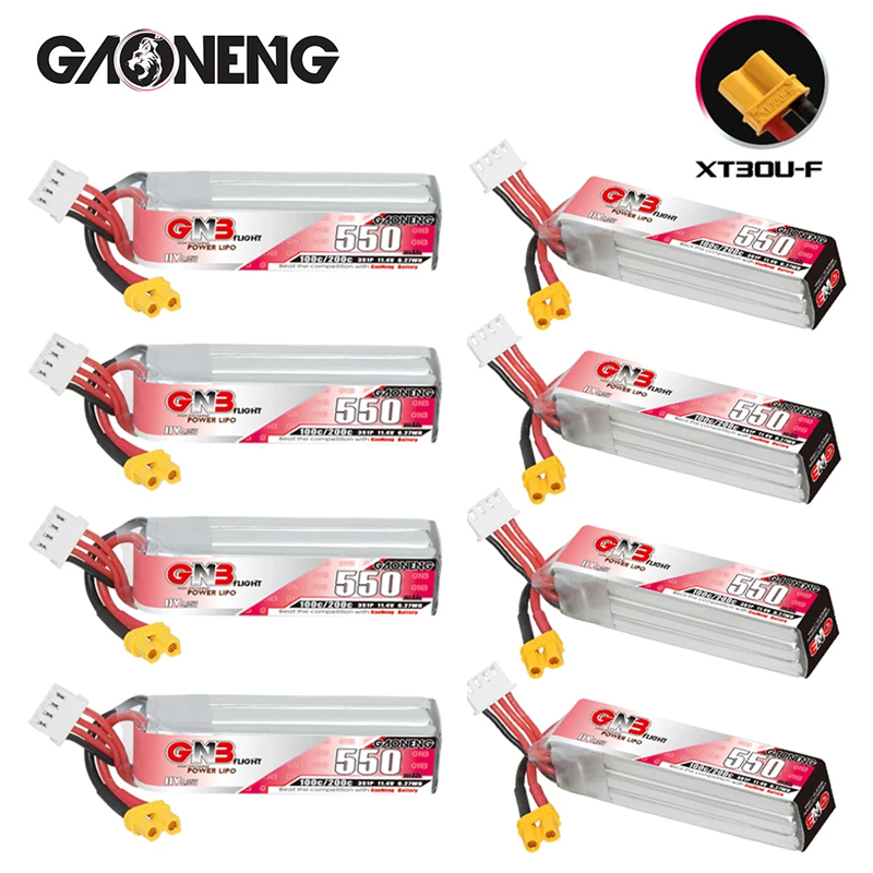 Drone Battery 3S - Batteria Lipo GNB HV 11.4V 550mAh