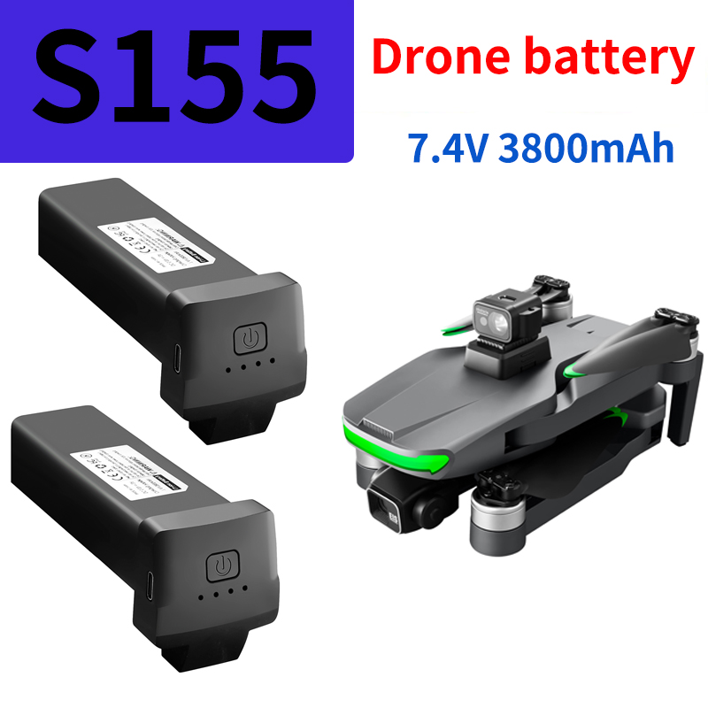 Drone Battery Li-Ion - S155 ProMax Drone Batteria 7.4V 3800mAh