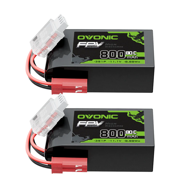 Drone Battery 3S - Batteria LiPo OVONIC 11.1V 80C 800mAh