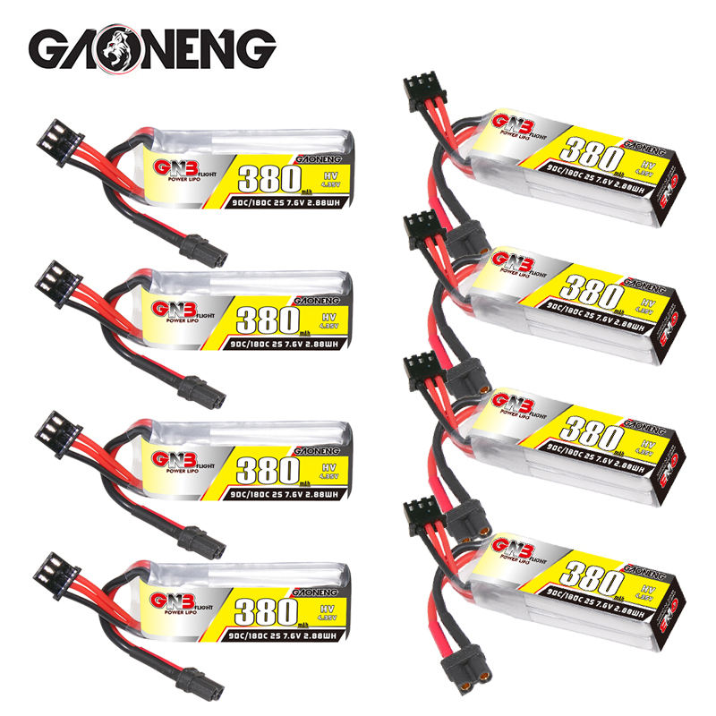 Drone Battery Plate - Batteria Lipo GNB 2S 7.6V 380mAh