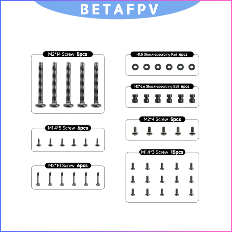Drone Battery Bag - BETAFPV Kit assortimento di viti per