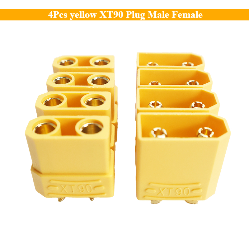 Drone Battery Connector - 4 Pz Giallo XT90 Spina Maschio