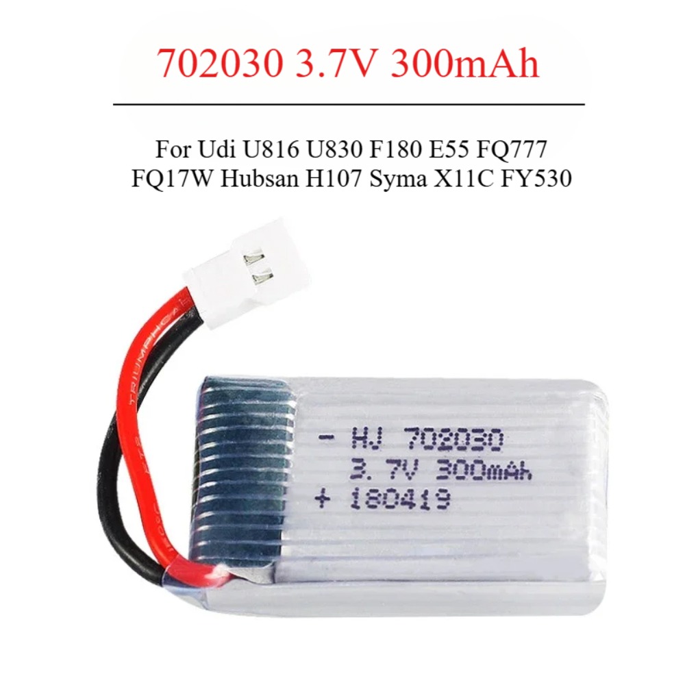 Drone Battery Balance Charger - Batteria Lipo 3.7V 300mAh U816 F180
