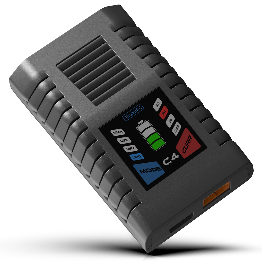 Caricabatterie ToolkitRC C4 50 - Drone Battery 4S recensione e prezzo