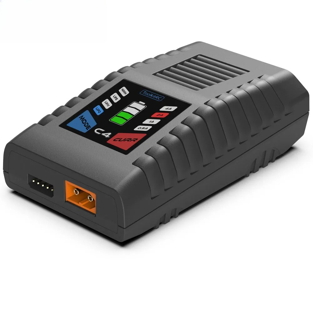 Caricabatterie ToolkitRC C4 50 - Drone Battery 4S recensione e prezzo