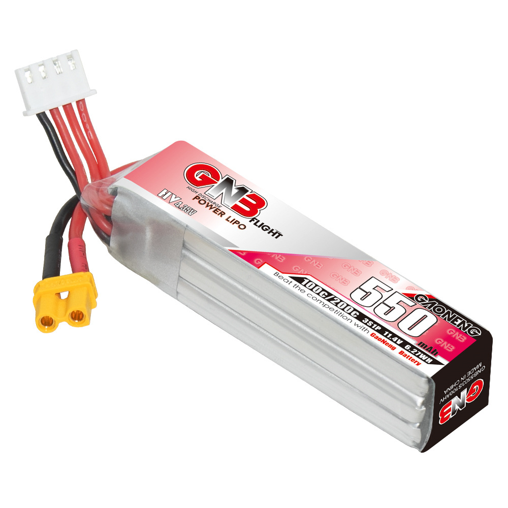 Batteria Lipo GNB HV 11.4V 550 - Drone Battery 3S recensione e prezzo