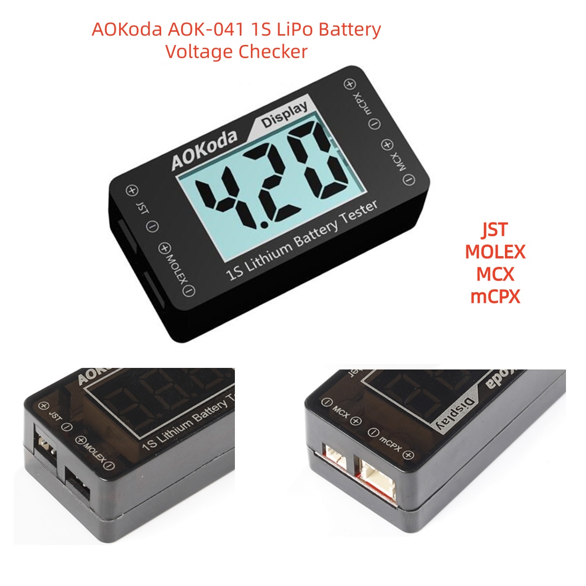 AOKoda AOK-041 Tester di contr - Drone Battery Voltage Checker recensione e prezzo
