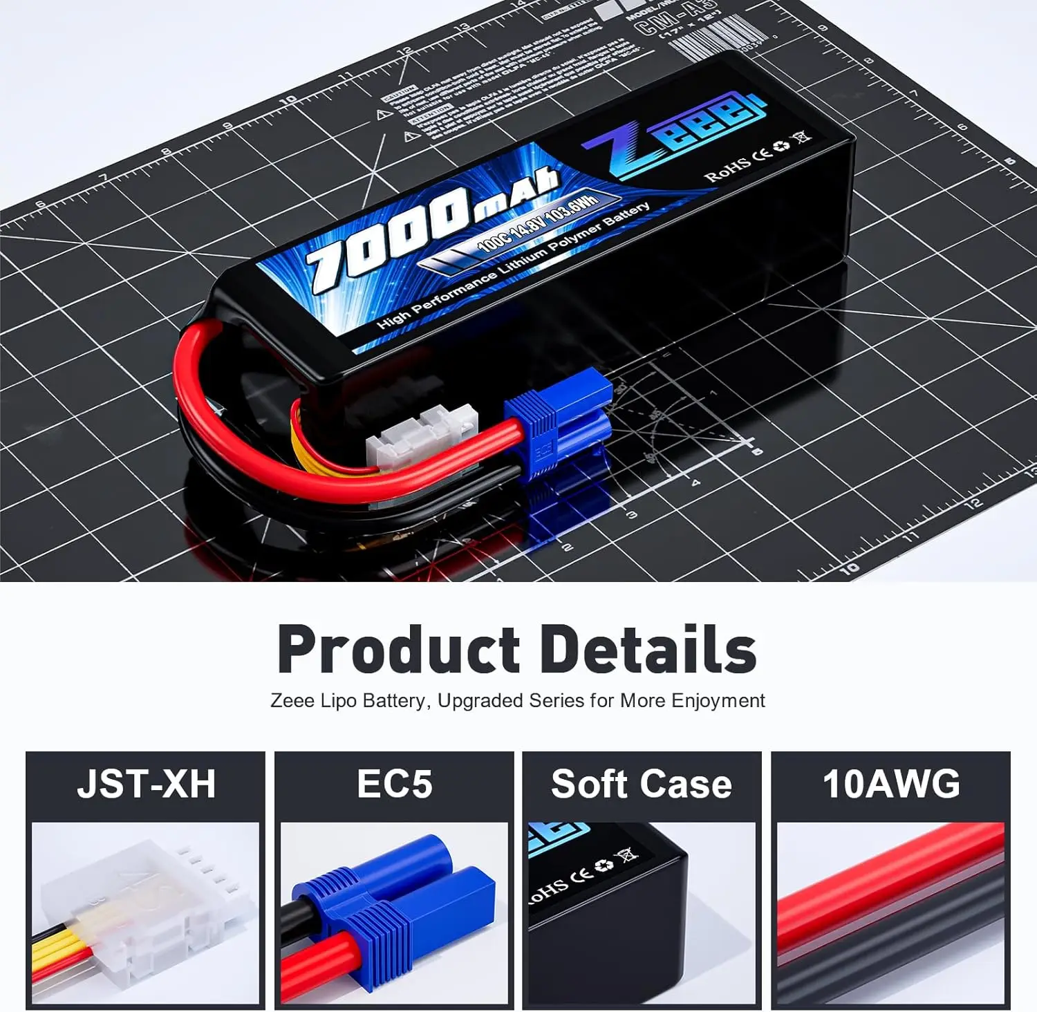 Zeee 4S 7000mAh FPV Drone Lipo - Drone Battery 4S recensione e prezzo