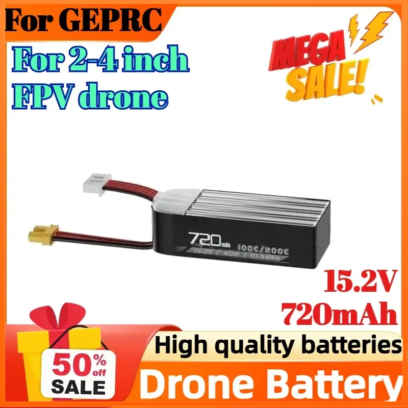 Batteria 4S 15.2V 720mAh 100C  - Drone Battery High Voltage recensione e prezzo