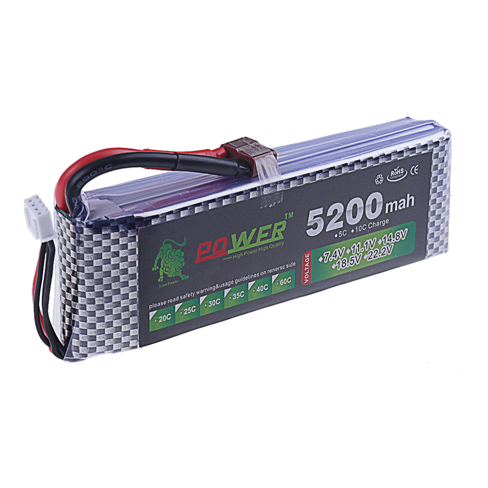 3S Lipo Batteria 11.1V 5200mah - Drone Battery 3S recensione e prezzo