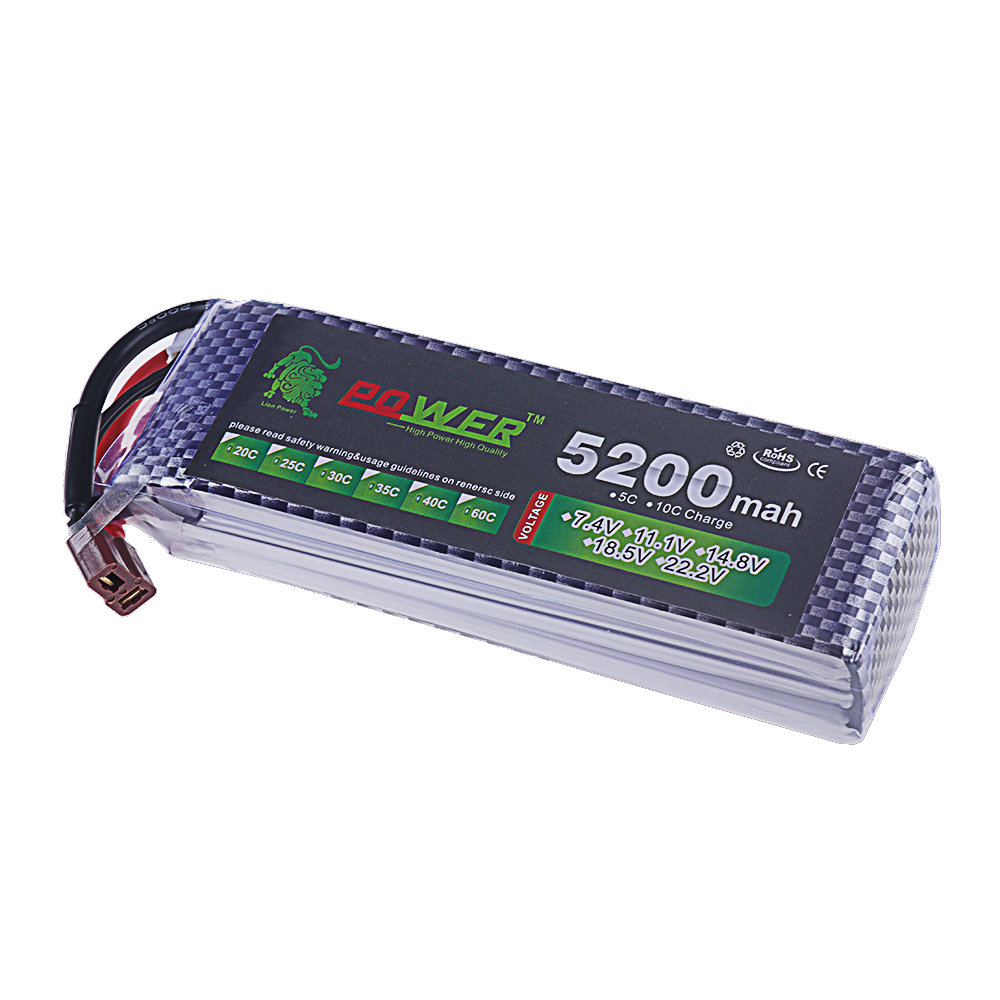 3S Lipo Batteria 11.1V 5200mah - Drone Battery 3S recensione e prezzo
