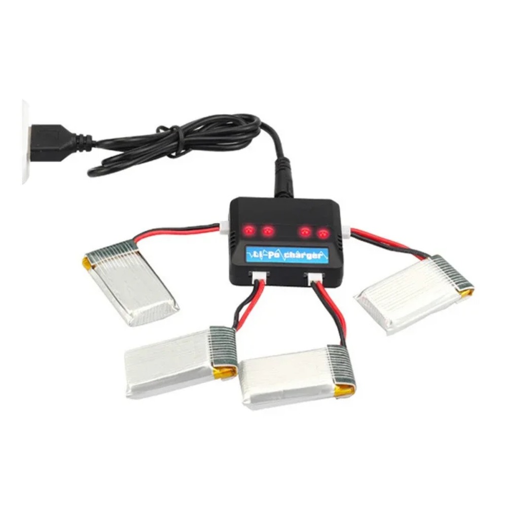 Batteria Lipo 3.7V 300mAh U816 - Drone Battery Balance Charger recensione e prezzo
